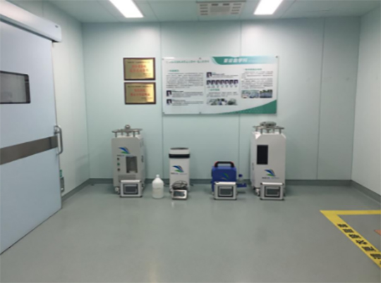 美卓汽化過(guò)氧化氫滅菌器對(duì)浙江某醫(yī)院重癥病房進(jìn)行消毒滅菌