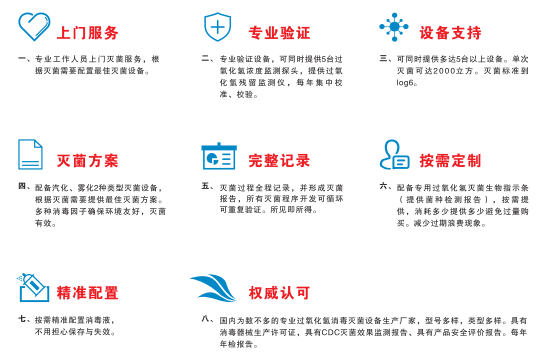 可以再線預約美卓提供的消毒滅菌服務了